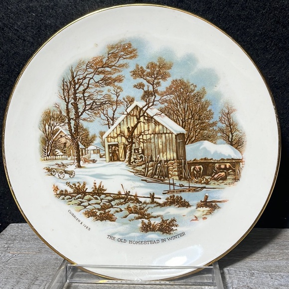 Currier & Ives | Accents | 978 Currier Ives Collectors Plate The Old